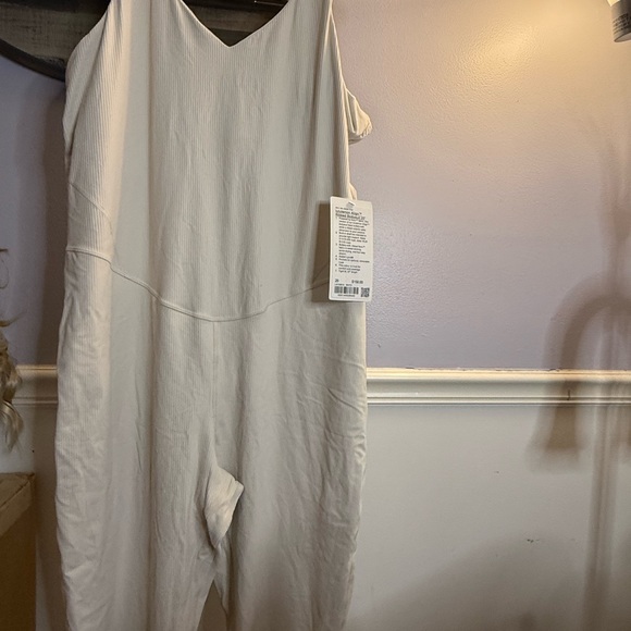 Lululemon Athletica Cream Jumpsuit - Picture 1 of 7